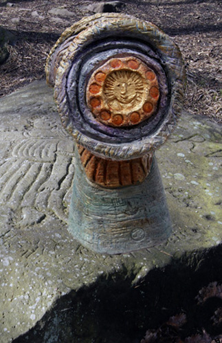 Urkopf, R&uum;ckseite&mdash;auf bearbeiteter Platte